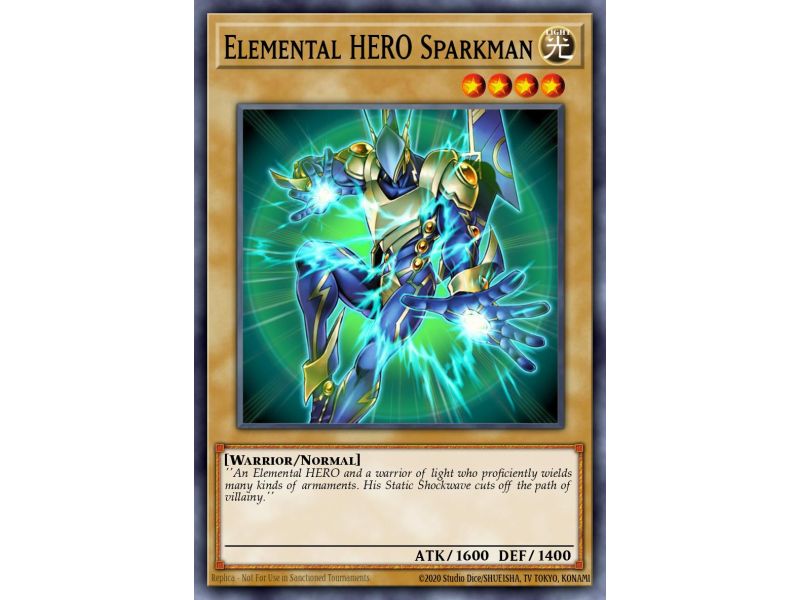 Elemental HERO Sparkman (Secret Rare)