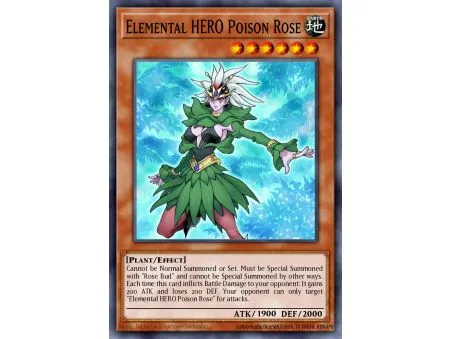 Elemental HERO Poison Rose (Rare)