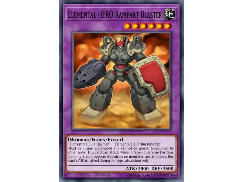 Elemental HERO Rampart Blaster (Super Rare)