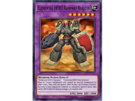 Elemental HERO Rampart Blaster (Super Rare)