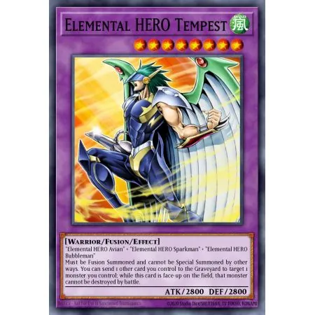 Elemental HERO Tempest (Super Rare)