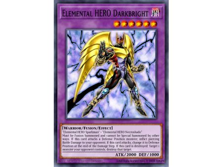 Elemental HERO Darkbright (Super Rare)