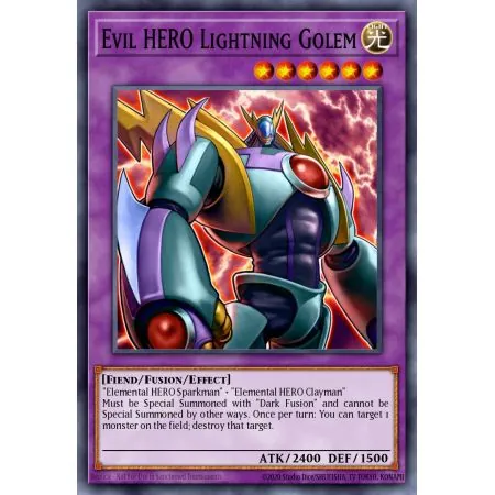 Evil HERO Lightning Golem (Super Rare)