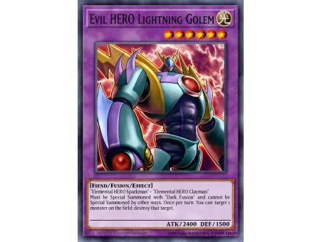 Evil HERO Lightning Golem (Super Rare)