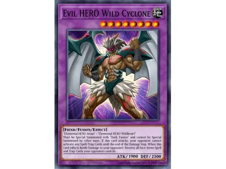 Evil HERO Wild Cyclone (Super Rare)