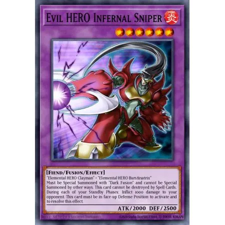 Evil HERO Infernal Sniper (Ultra Rare)