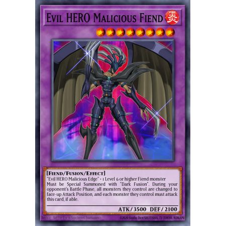 Evil HERO Malicious Fiend (Super Rare)