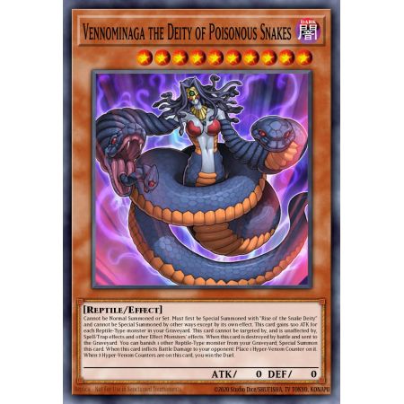 Vennominaga the Deity of Poisonous Snakes (Ultra Rare)