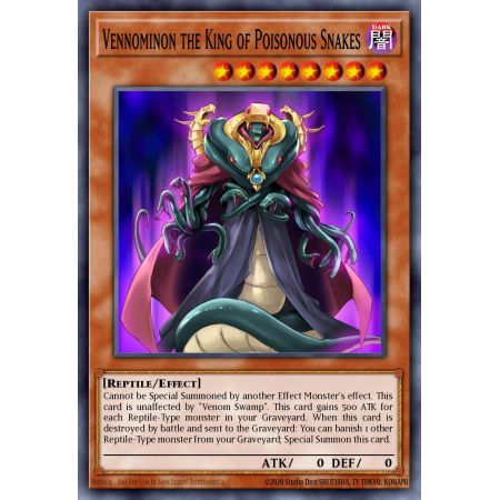 Vennominon the King of Poisonous Snakes (Super Rare)