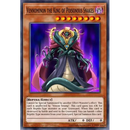 Vennominon the King of Poisonous Snakes (Super Rare)