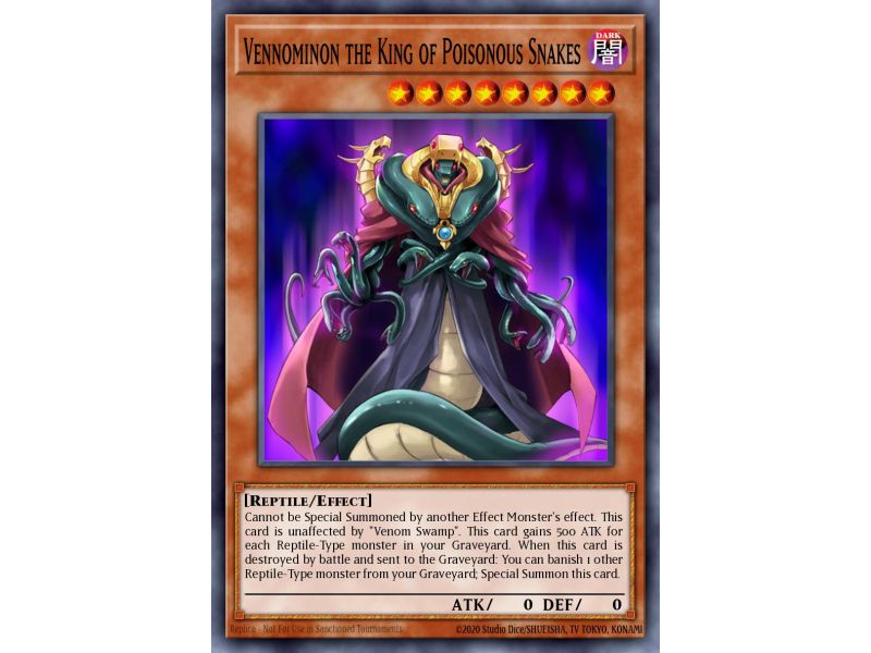 Vennominon the King of Poisonous Snakes (Super Rare)