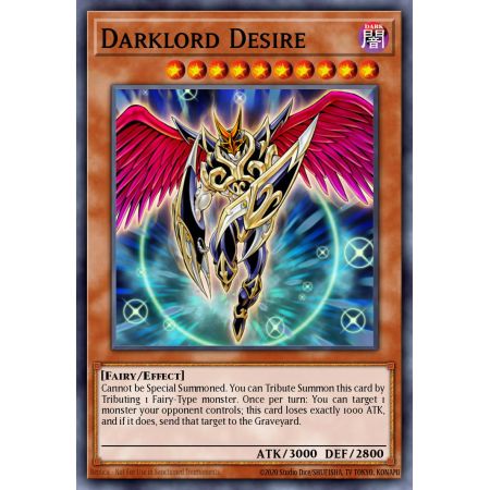 Darklord Desire (Super Rare)