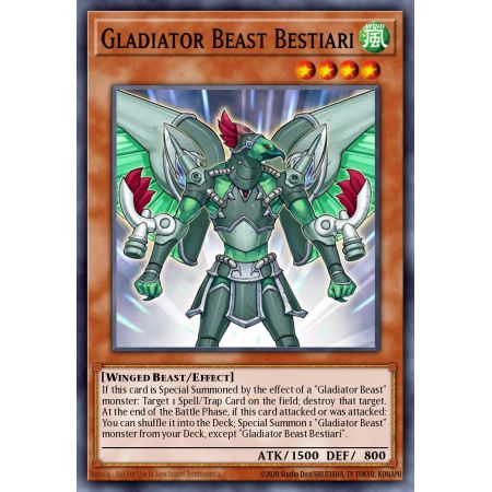 Gladiator Beast Bestiari (Secret Rare)