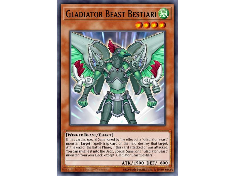 Gladiator Beast Bestiari (Secret Rare)