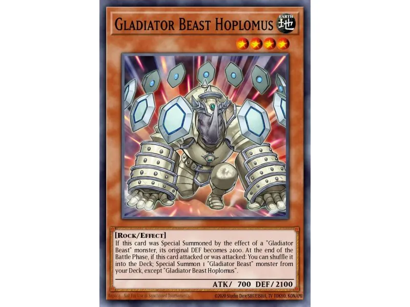Gladiator Beast Hoplomus (Secret Rare)