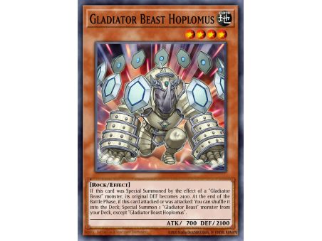 Gladiator Beast Hoplomus (Secret Rare)