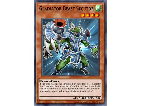 Gladiator Beast Secutor (Secret Rare)