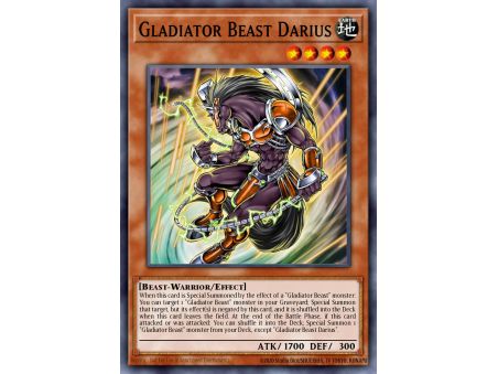 Gladiator Beast Darius (Secret Rare)