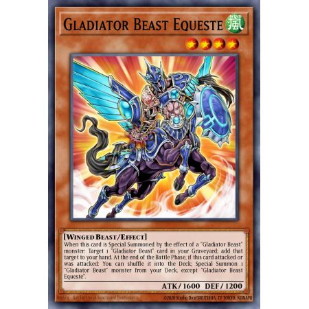 Gladiator Beast Equeste (Secret Rare)