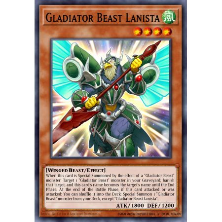 Gladiator Beast Lanista (Ultra Rare)