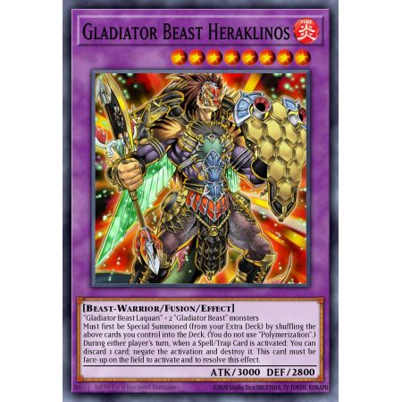 Gladiator Beast Heraklinos (Super Rare)