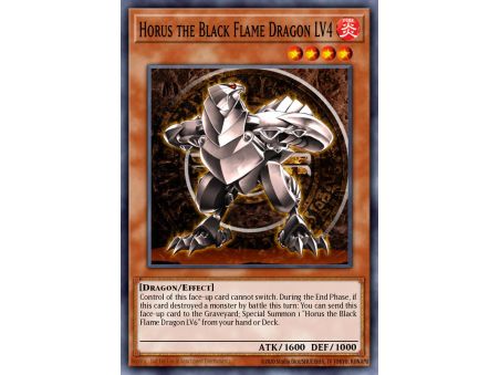 Horus the Black Flame Dragon LV4 (Common)