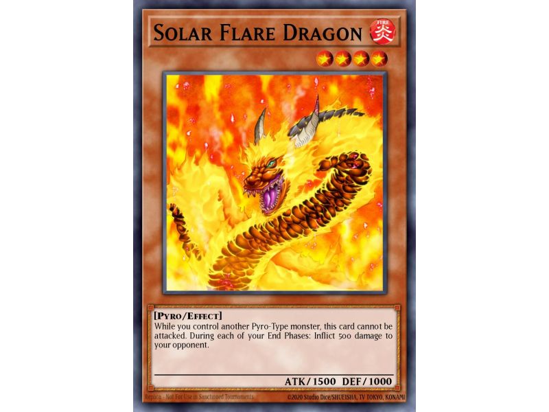 Solar Flare Dragon (Super Rare)