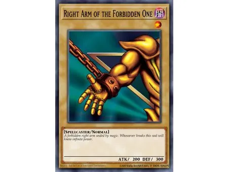 Right Arm of the Forbidden One (Secret Rare)