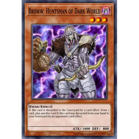Broww, Huntsman of Dark World (Secret Rare)