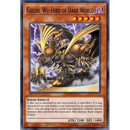 Goldd, Wu-Lord of Dark World (Secret Rare)