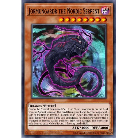 Jormungardr the Nordic Serpent (Ultra Rare)