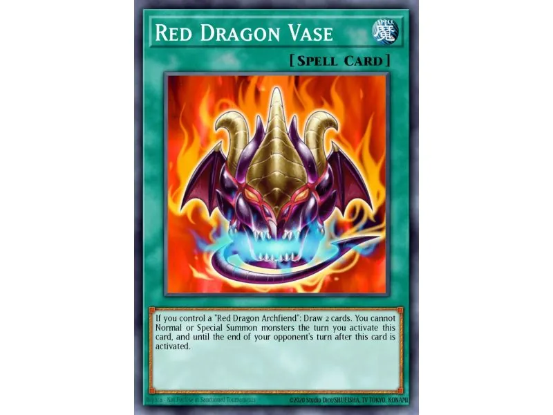 Red Dragon Vase (Rare)