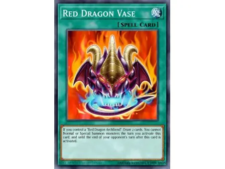 Red Dragon Vase (Rare)