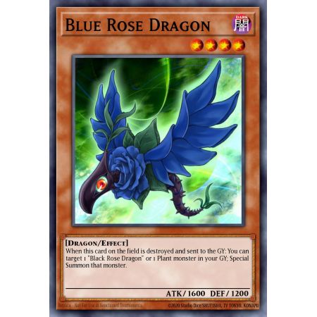 Blue Rose Dragon (Super Rare)
