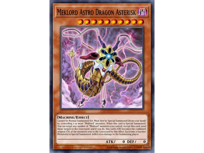 Meklord Astro Dragon Asterisk (Secret Rare)