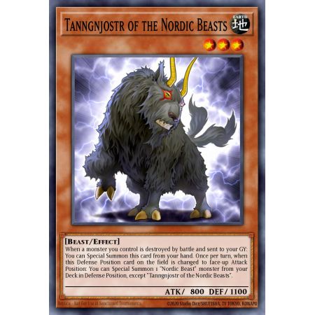 Tanngnjostr of the Nordic Beasts (Secret Rare)