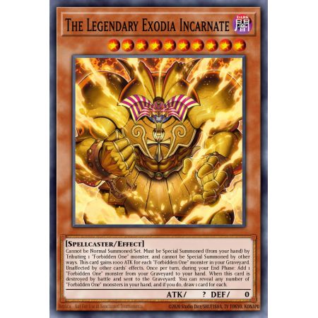 The Legendary Exodia Incarnate (Ultra Rare)