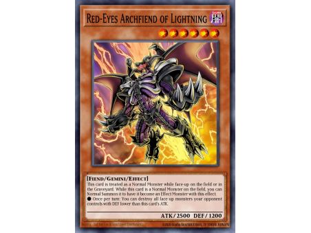 Red-Eyes Archfiend of Lightning (Common)