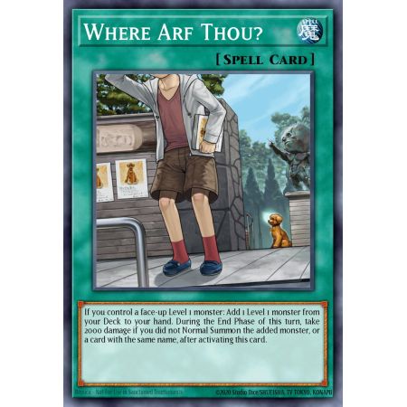 Where Arf Thou? (Common)