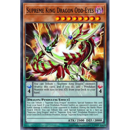Supreme King Dragon Odd-Eyes (Common)