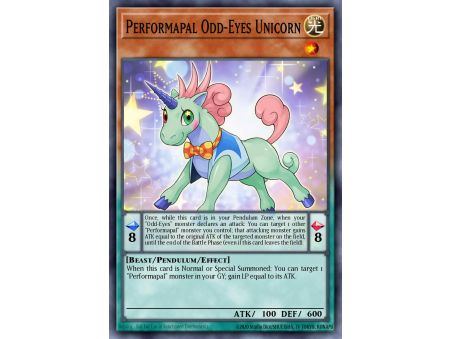 Performapal Odd-Eyes Unicorn (Common)