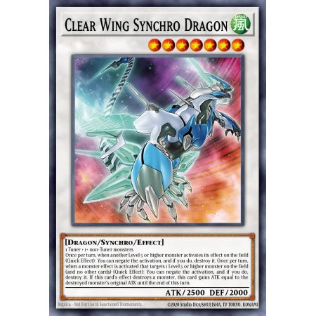 Clear Wing Synchro Dragon (Ultra Rare)