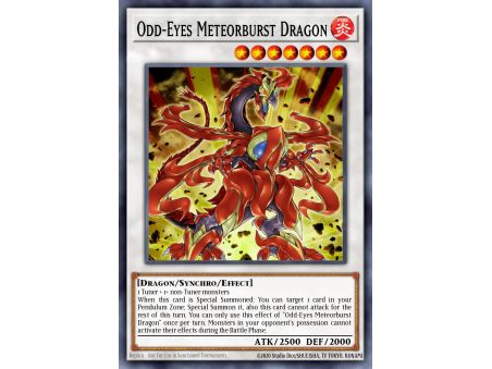 Odd-Eyes Meteorburst Dragon (Common)