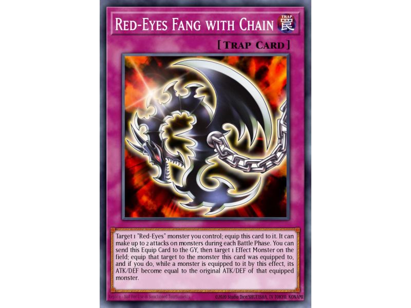 Red-Eyes Fang with Chain (Ultra Rare)