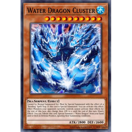 Water Dragon Cluster (Super Rare)