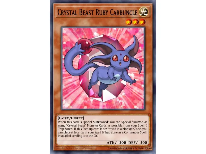 Crystal Beast Ruby Carbuncle (Common)