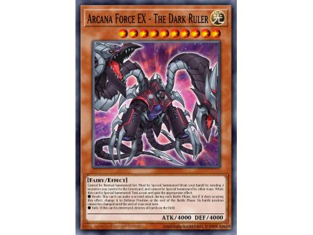 Arcana Force EX - The Dark Ruler (Secret Rare)