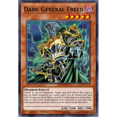 Dark General Freed (Secret Rare)