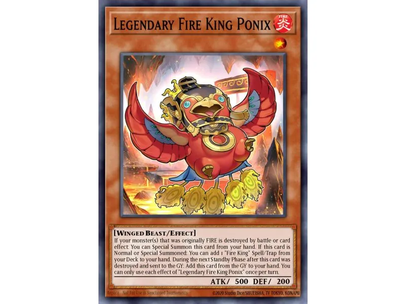 Legendary Fire King Ponix (Secret Rare)