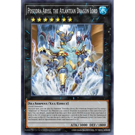 Poseidra Abyss, the Atlantean Dragon Lord (Secret Rare)